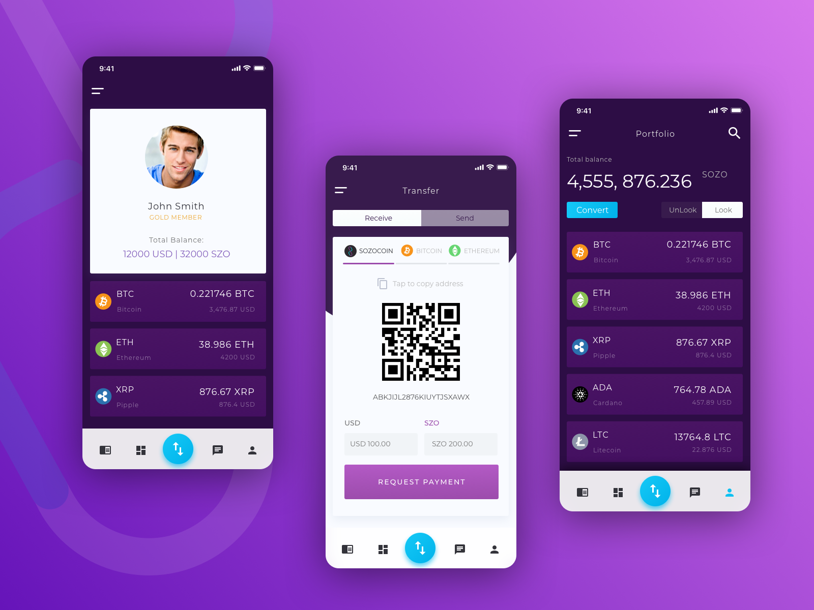 Ui телефона. Wallet Интерфейс. Интерфейс бумажника в телефоне.