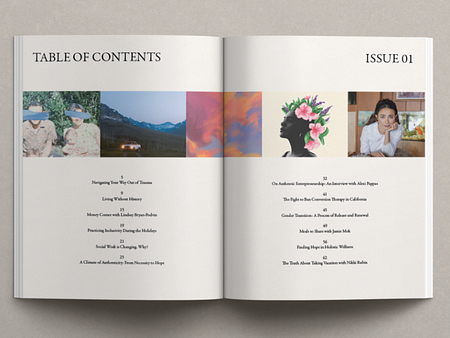 Browse thousands of Table Of Contents images for design inspiration ...