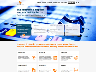 Atlays | Accompagnement à la direction d'entreprise newsletter responsive design webdesign website wordpress
