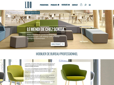 LDO - Office Furniture ui design website