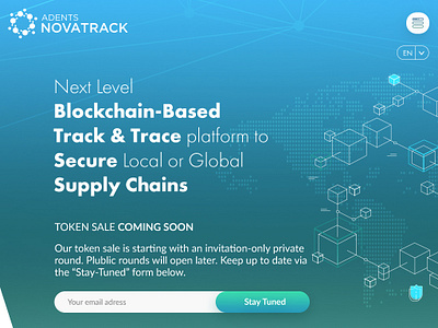 Novatrack Ico infographic responsive design ui design webdesign website