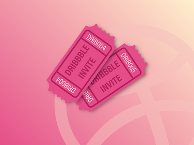 Dribbble Invitation X2