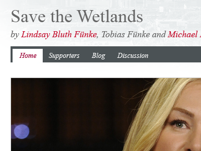 Save the Wetlands bluth funke lorem awesome