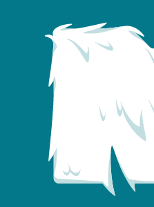 Furry. furry illustration logo teal