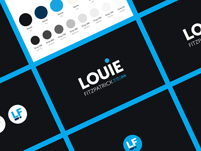 Louis Fitzpatrick - Full Stack Developer branding design landing page logo