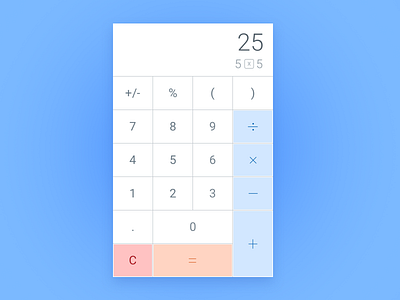 Calculator | 004 004 calculator dailyui design iphone mobile ui