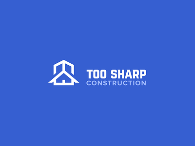 Too Sharp Brand Identity brand identity branding construction company construction logo construction website design general contractor logo logodesign logotype mark