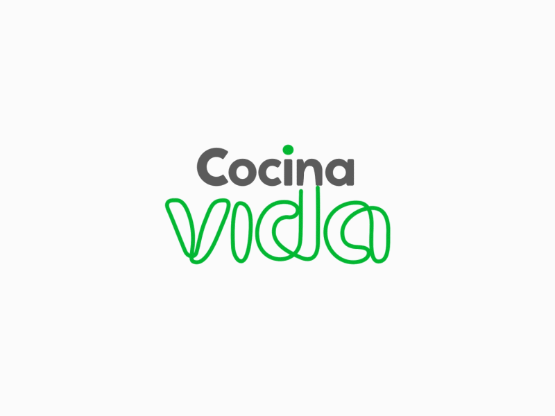 Cocina Vida animated logo animated logo animation branding healthyfood logo logodesign