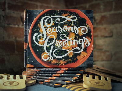 Season's Greetings christmas gift holiday print