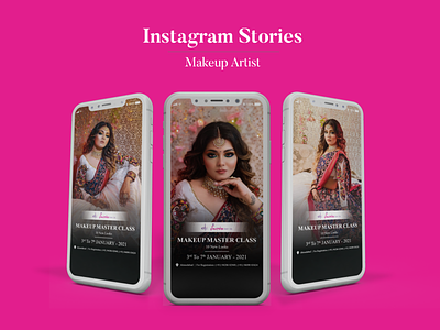 Instagram Stories | Makeup Artist graphic design instagram instagram stories