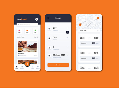 Travelling | Mobile App UI | UI Design design mobile app design mobile app ui mobile app ui design ui uiux ux