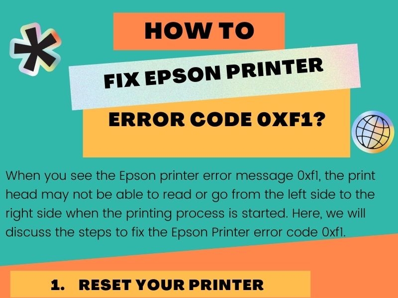 How To Fix Epson Printer Error Code 0xf1 By George Watson On Dribbble