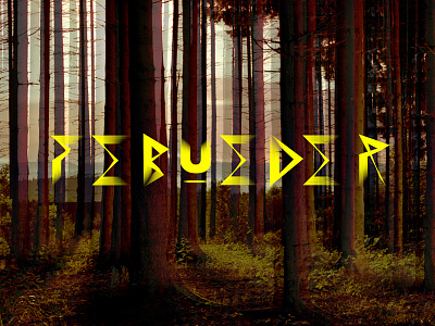 Febueder Typography Cover album alternative band design febueder mockup music rock type typeface typography