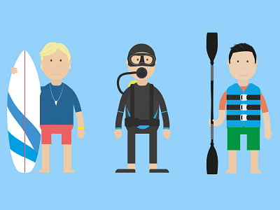 Water Sports - Character Design