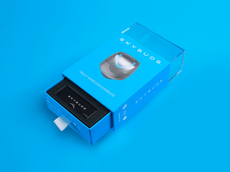 Alpha Skybuds Packaging Animation