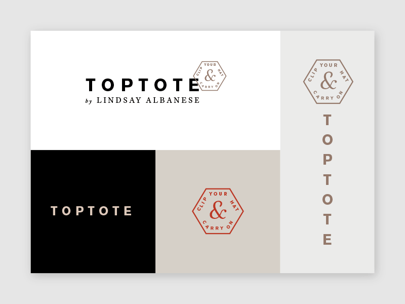 Toptote accessories fashion packaging render