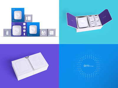 SmartThings graphics home package design renders rigid sbs technology