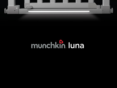 Munchkin Luna Logo branding home logo logotype render