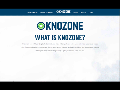 Knozone parallax scrolling animation effects interaction parallax scrolling website