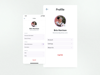 Daily UI #6: User Profile dailyui profile responsive ui