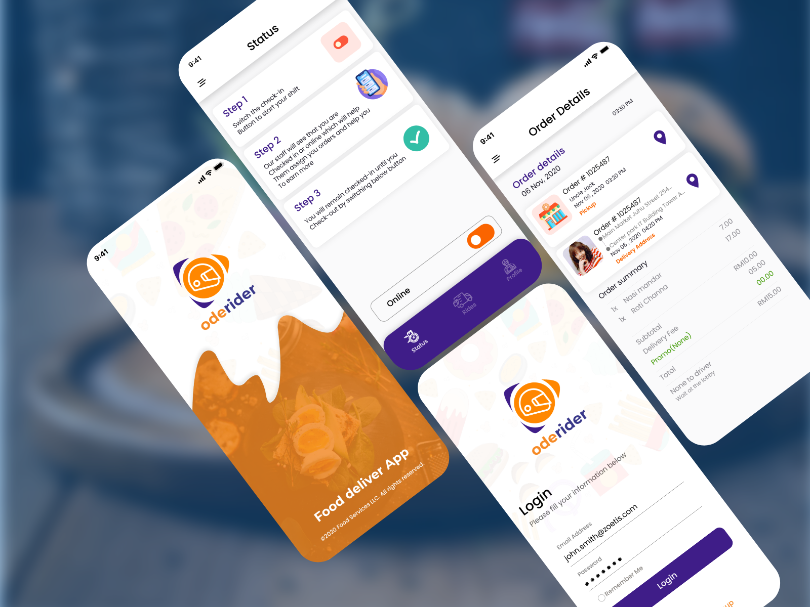 Food Order Process by Segwitz on Dribbble