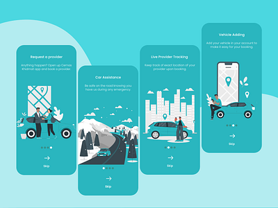 Walkthrough Designs app app designs design illustration ui vector