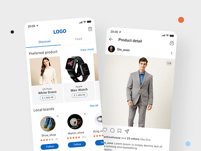 Fashion eCommerce App animation app designs branding icon illustration minimal ui ux vector