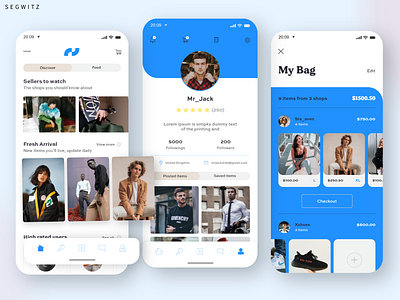 Ecommerce app UI/UX