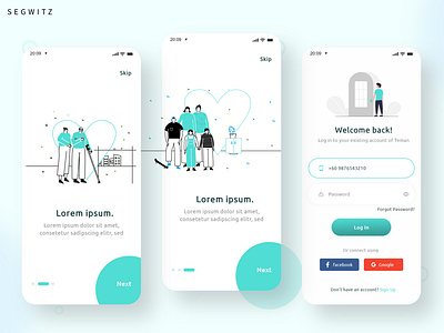 Onboarding Screen UI