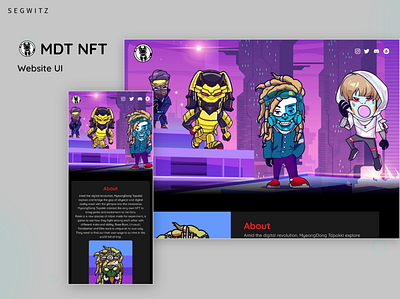 MDT NFT Web UI/UX Design design designbuild illustration nft nftweb ui ui ui tips web ui website ui wedesign