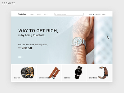 Watch Store eCommerce UI