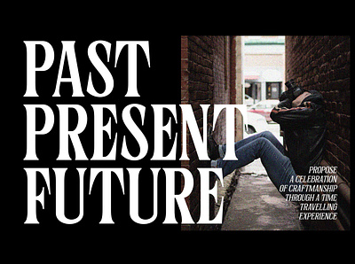 Sernes Font - Past Present Future branding design movie opentype poster typeface typogaphy