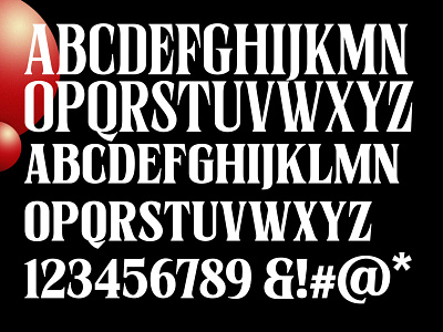 Sernes Font branding design features opentype poster typeface typogaphy