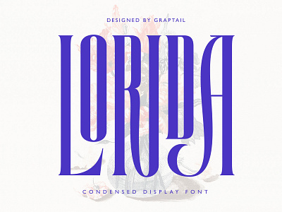 Lorida typeface branding design features logo opentype poster typeface typogaphy ui
