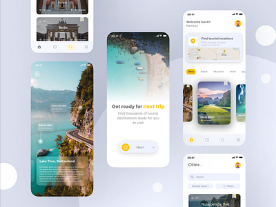 Travel app concept app concept design mobile travel ui