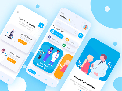 Medical App Concept app concept design medical mobile ui