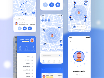 Aloha app concept app concept design grab mobile uber ui