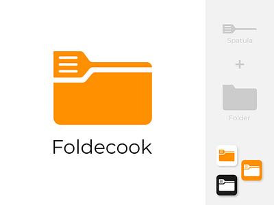 Foldecook Logo Design Concept