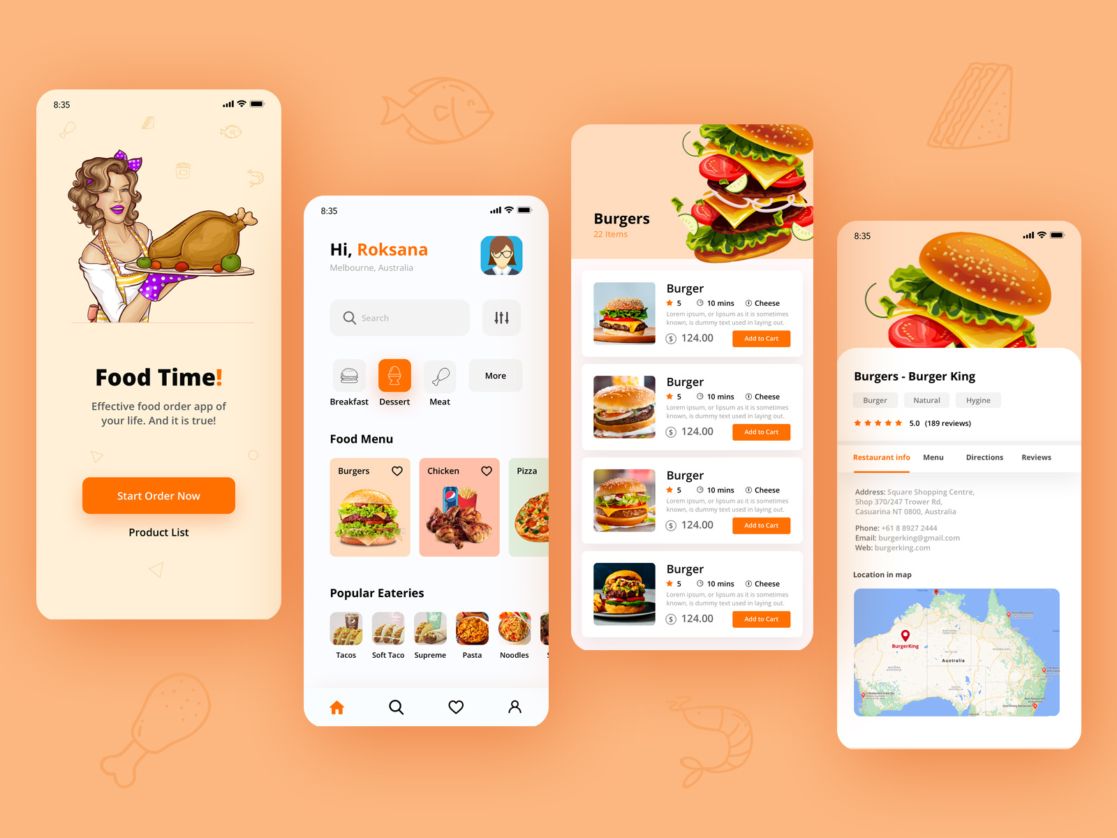 Food App by Arham on Dribbble