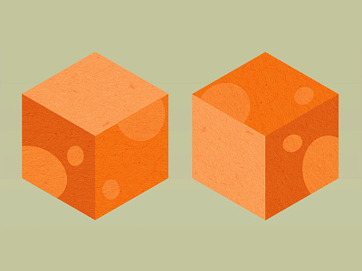 Food Walls abstract cheese food geometry supermarket