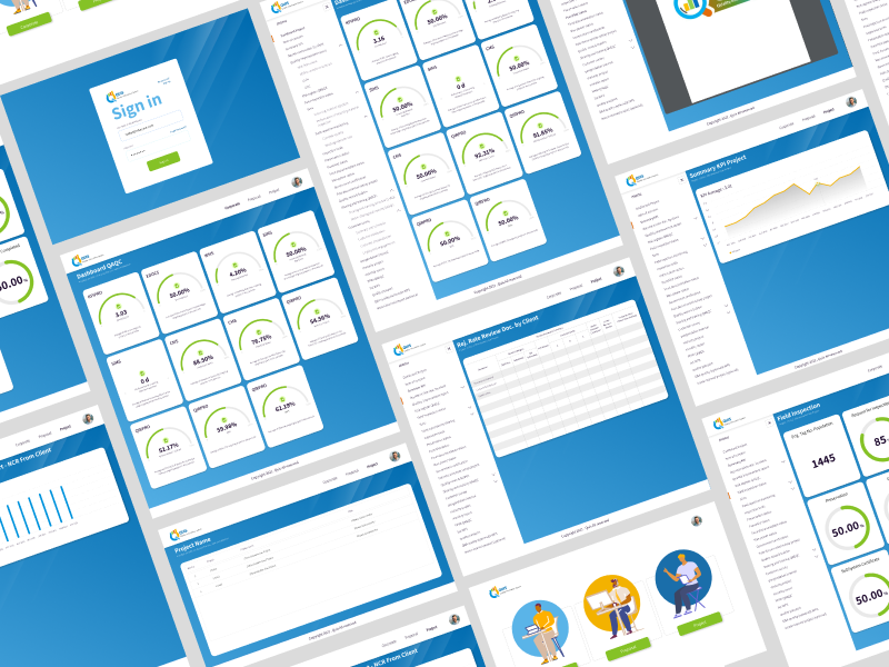Project Dashboard by Haikal on Dribbble