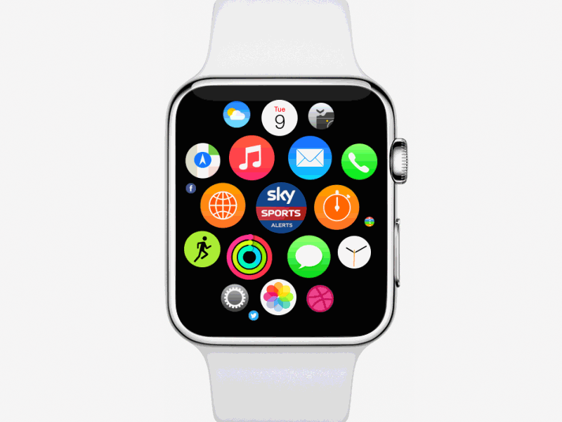 Apple Watch Sky Sports Concept apple watch football sky sports soccer