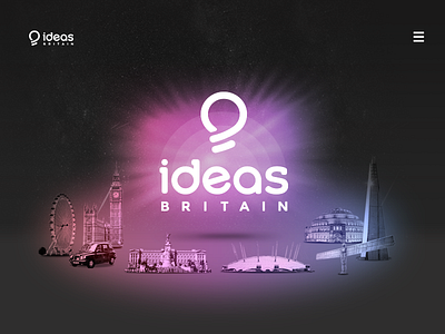 Ideas Britain lockup web design