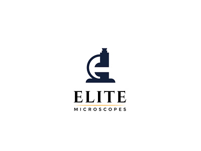 E Microscope Logo! app branding design graphic design illustration logo micorscope typography ui ux vector