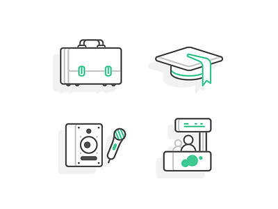 Zonifero — Company type icons icons illustration line