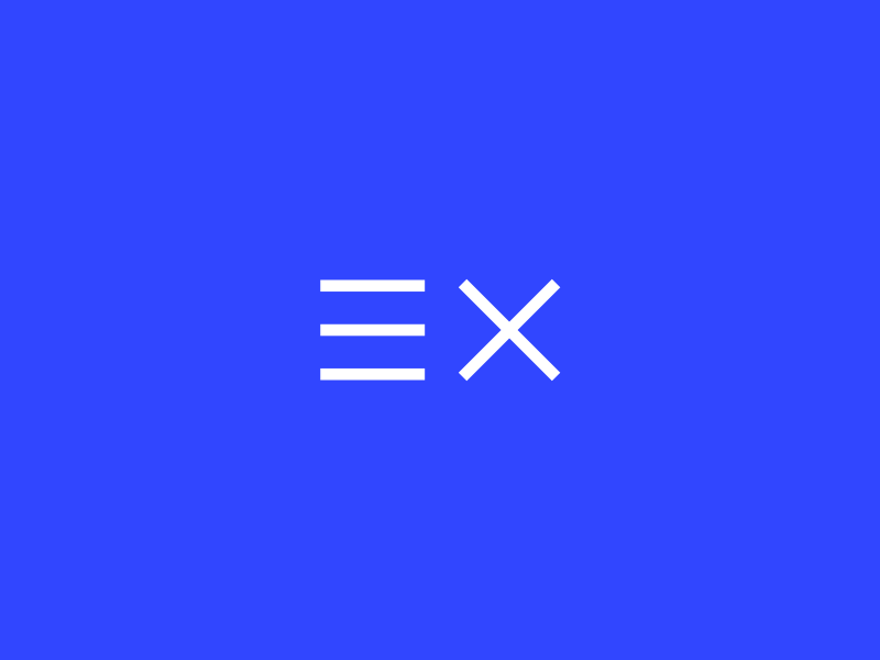 ExtraHut website preloader after effects animation branding design gif logo loop mark motion design typography web web design