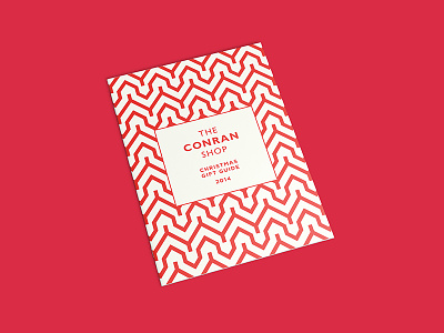 The Conran Shop Gifte Guide Cover brochure design editorial geometric layout london luxury pattern photography product retouch saddle stitch