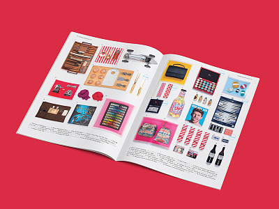 The Conran Shop, Feature Page brochure design editorial geometric layout london luxury pattern photography product retouch saddle stitch