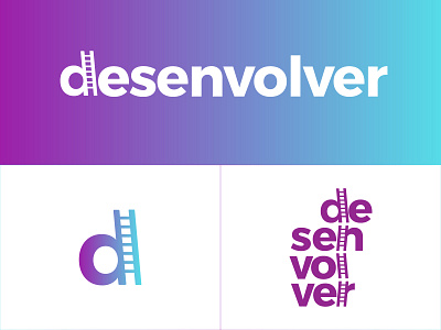 Programa Desenvolver branding graphic design logo