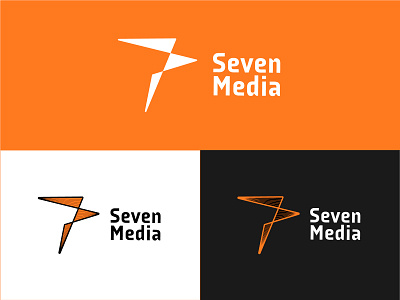 WIP - Seven Media branding design graphic design logo